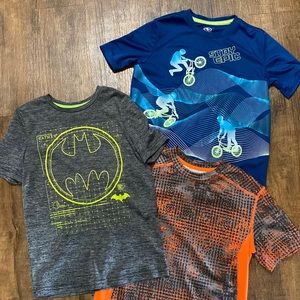 Lot of 3 boys athletic shirts
